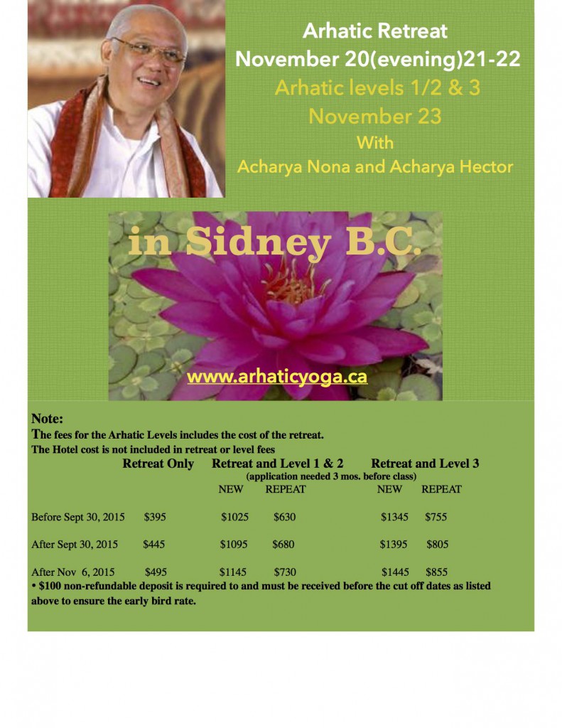 Arhatic Retreat Details